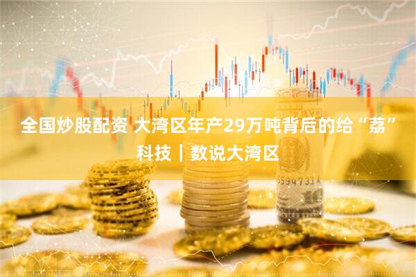 全国炒股配资 大湾区年产29万吨背后的给“荔”科技｜数说大湾区